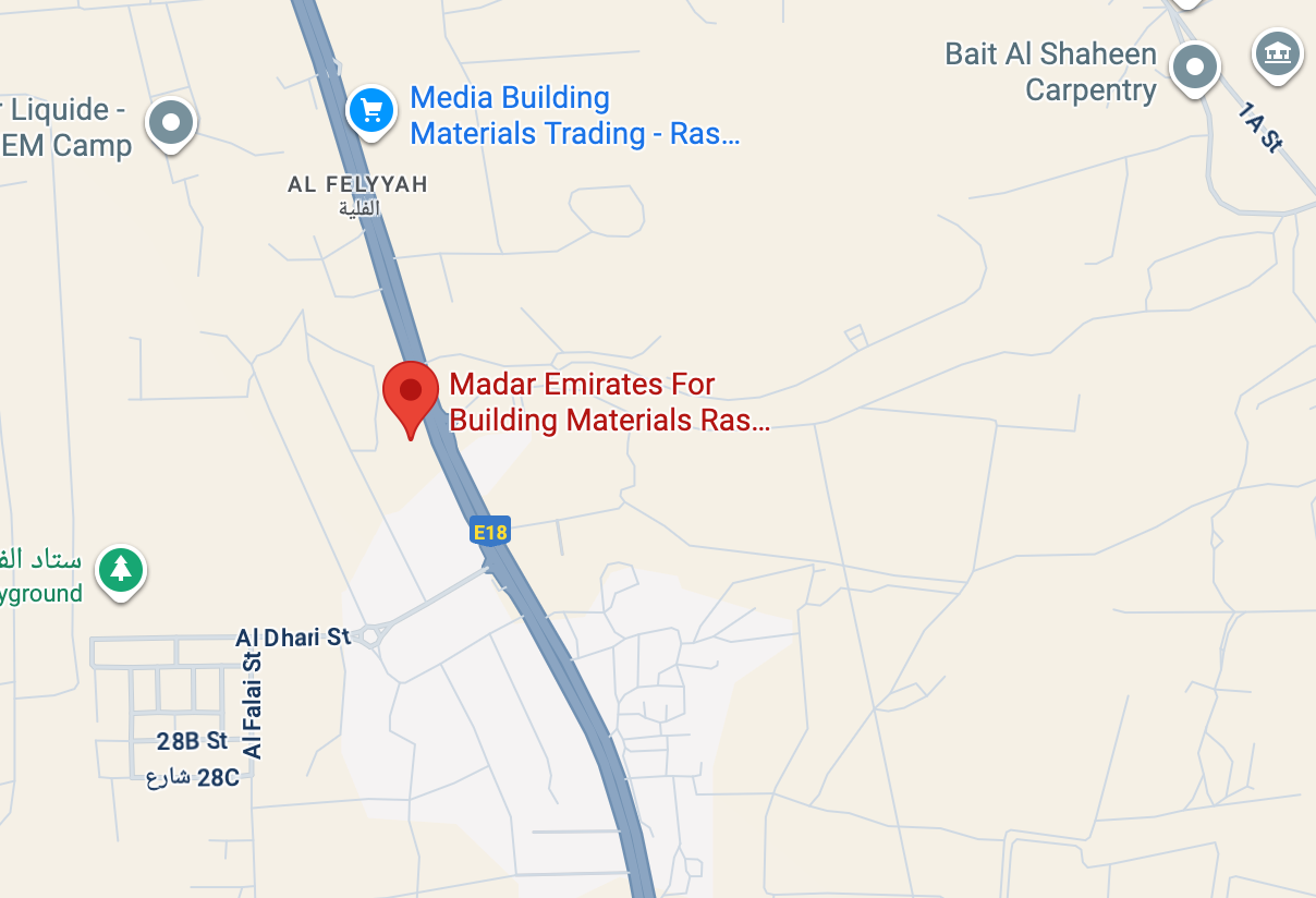 Ras Al Khaimah Branch Location Map